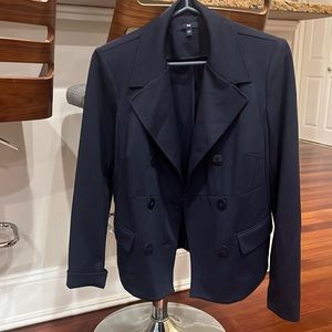 Navy Blue Gap Stretchy Pea Jacket
